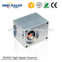 Cabeza de escaneo de alta velocidad Galvo ligero JD1403 para el grabado del laser